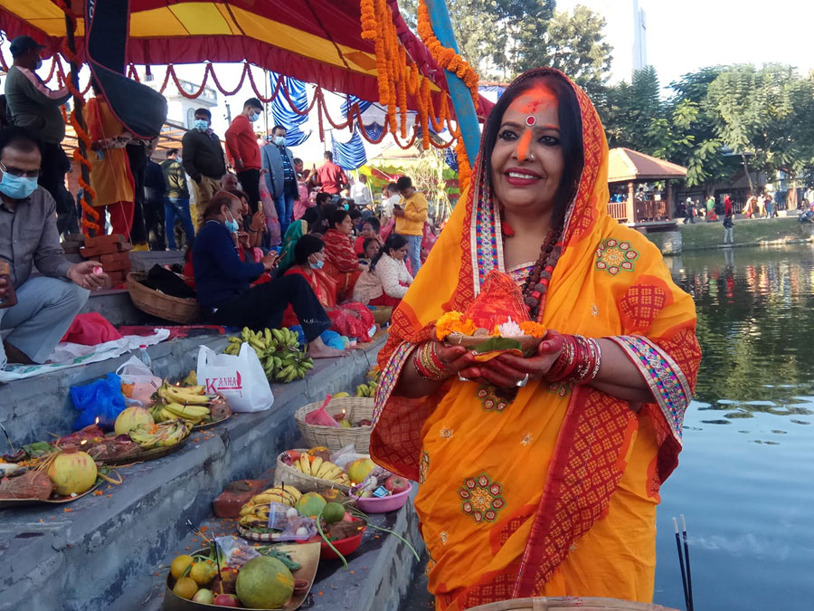तिहारलगत्तै छठ पर्वको तयारी