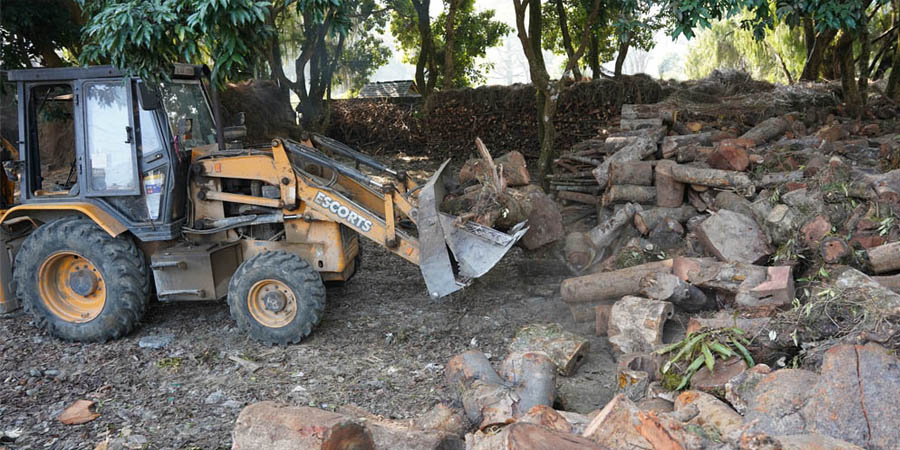 कोटीहोमका नाममा काटिएका काठ - दाउरा जफत